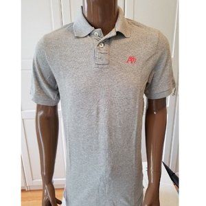 Aeropostale AEO Men's A87 Polo Tee T-Shirt Grey